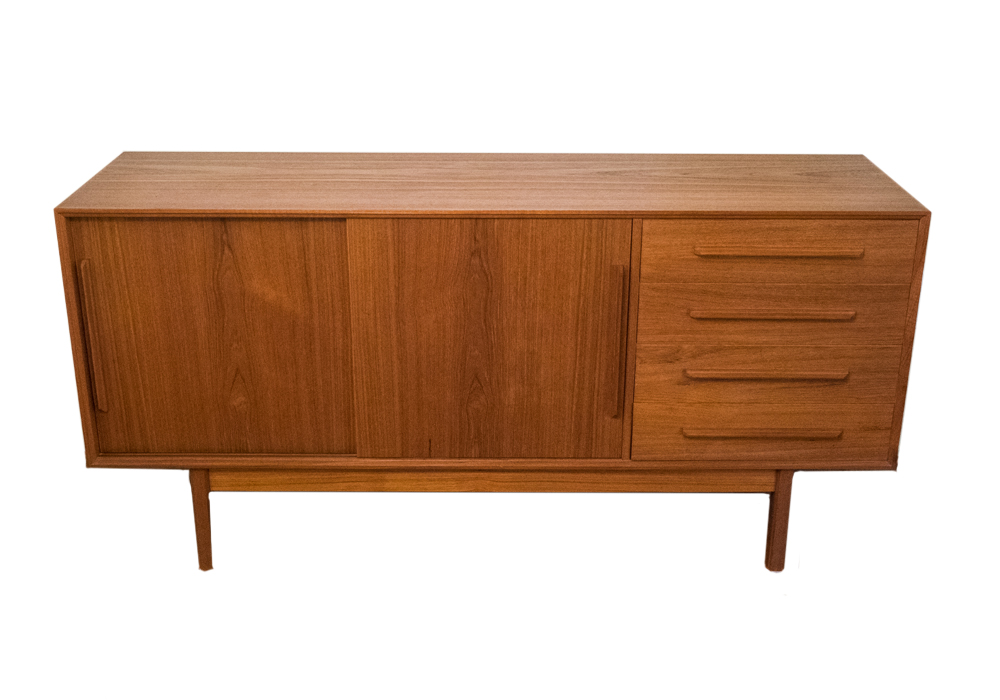 Danish Mid Century Modern Teak Buffet