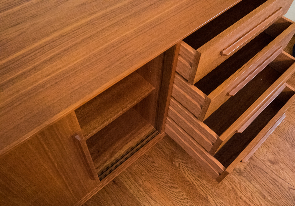 Danish Mid Century Modern Teak Buffet