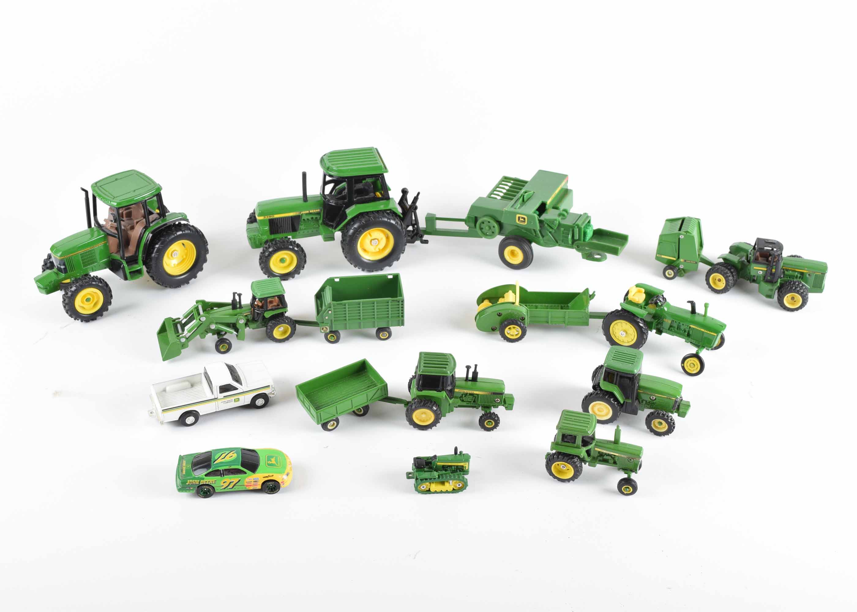 John Deere Small Replica Tractors Collection