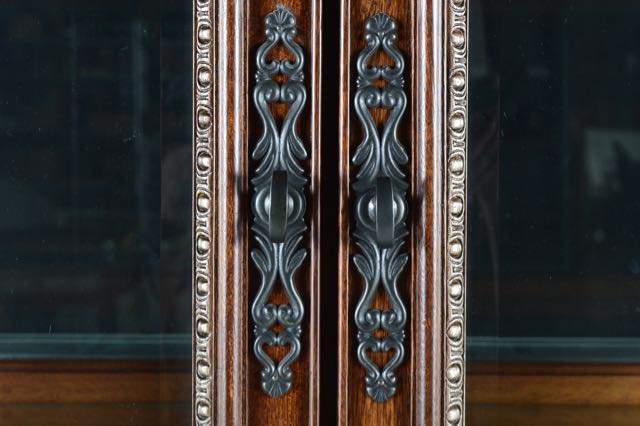 China Display Cabinet and Sideboard with Marble Accents