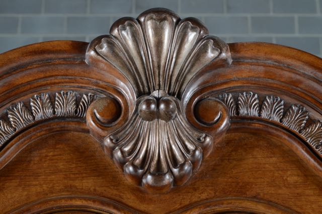 China Display Cabinet and Sideboard with Marble Accents