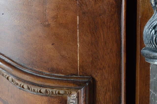 China Display Cabinet and Sideboard with Marble Accents