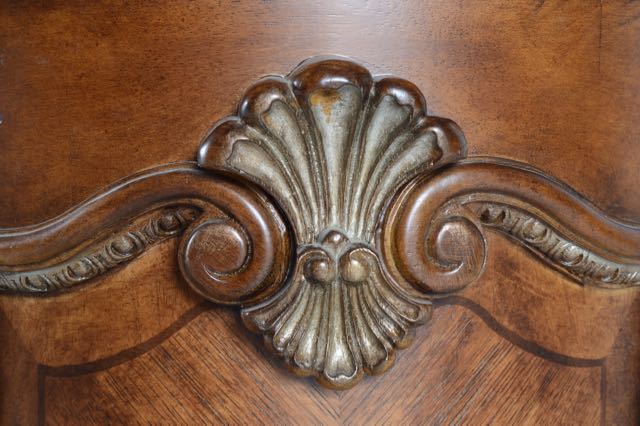 China Display Cabinet and Sideboard with Marble Accents