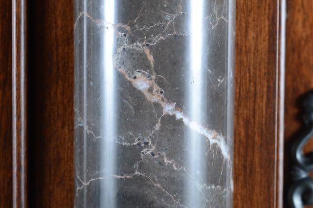 China Display Cabinet and Sideboard with Marble Accents