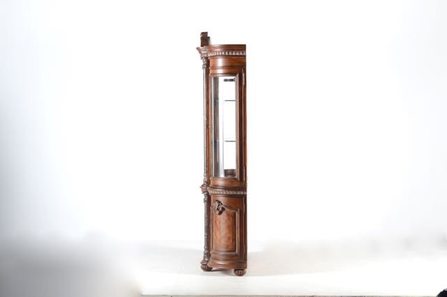 China Display Cabinet and Sideboard with Marble Accents