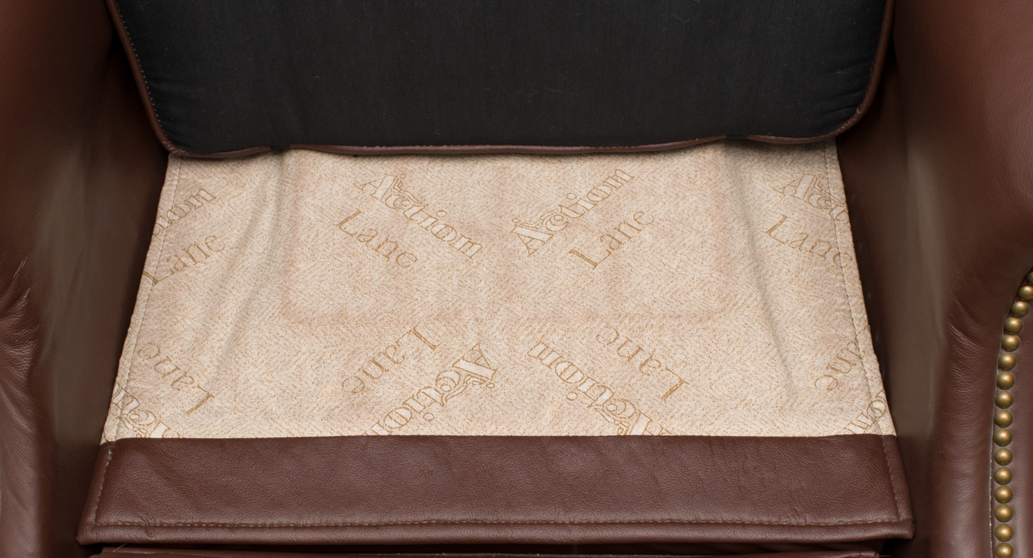 Lane Furniture Brown Leather Wingback Recliner