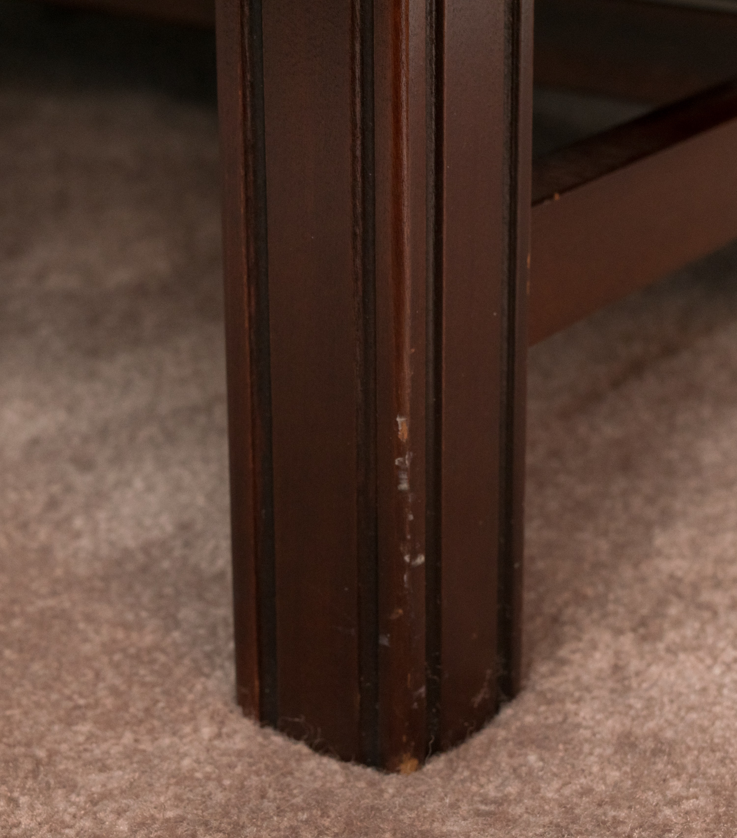 Lane Furniture Brown Leather Wingback Recliner