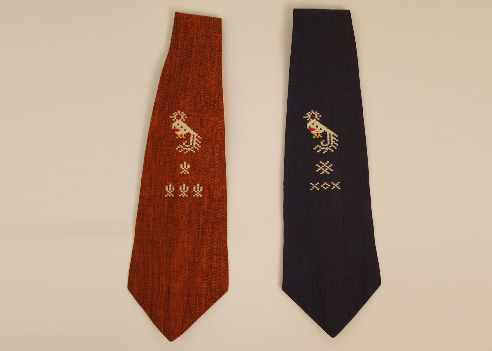 Vintage Pair of Western-Themed Men's Ties
