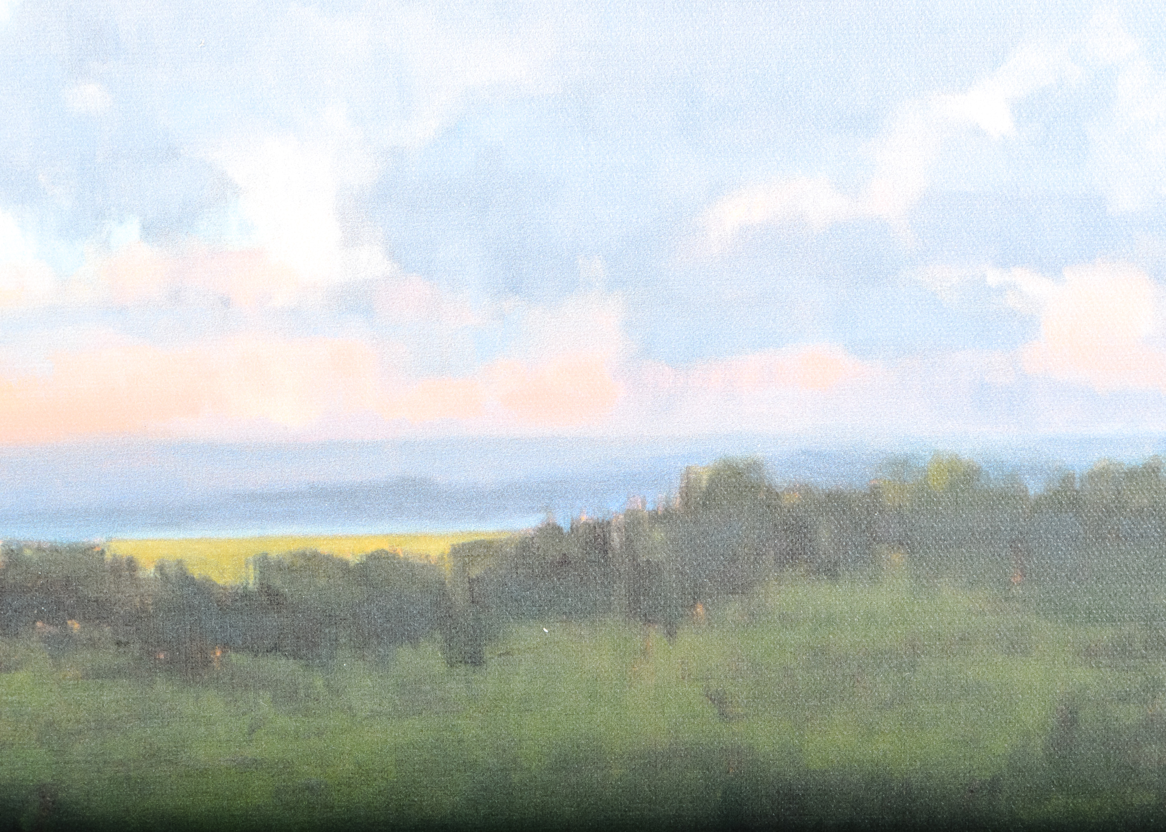 Kim Coulter "Afternoon Sky II" Giclee on Canvas