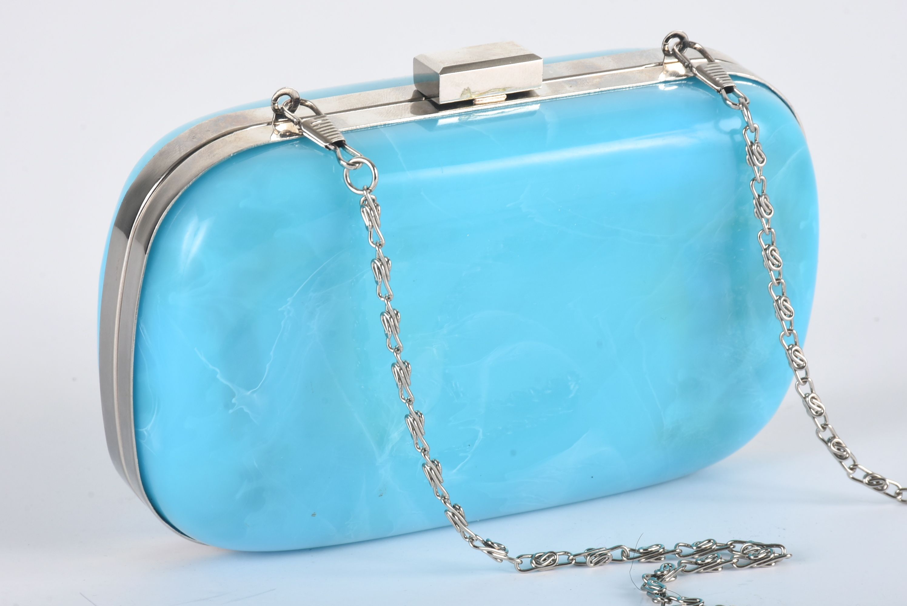 Kate Landry Clutch Purse and Costume Jewelry