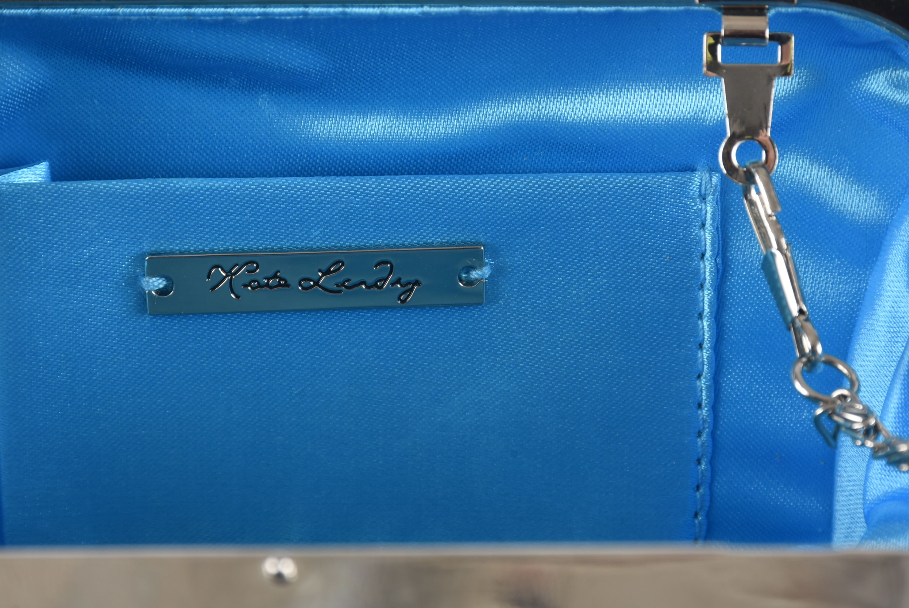 Kate Landry Clutch Purse and Costume Jewelry