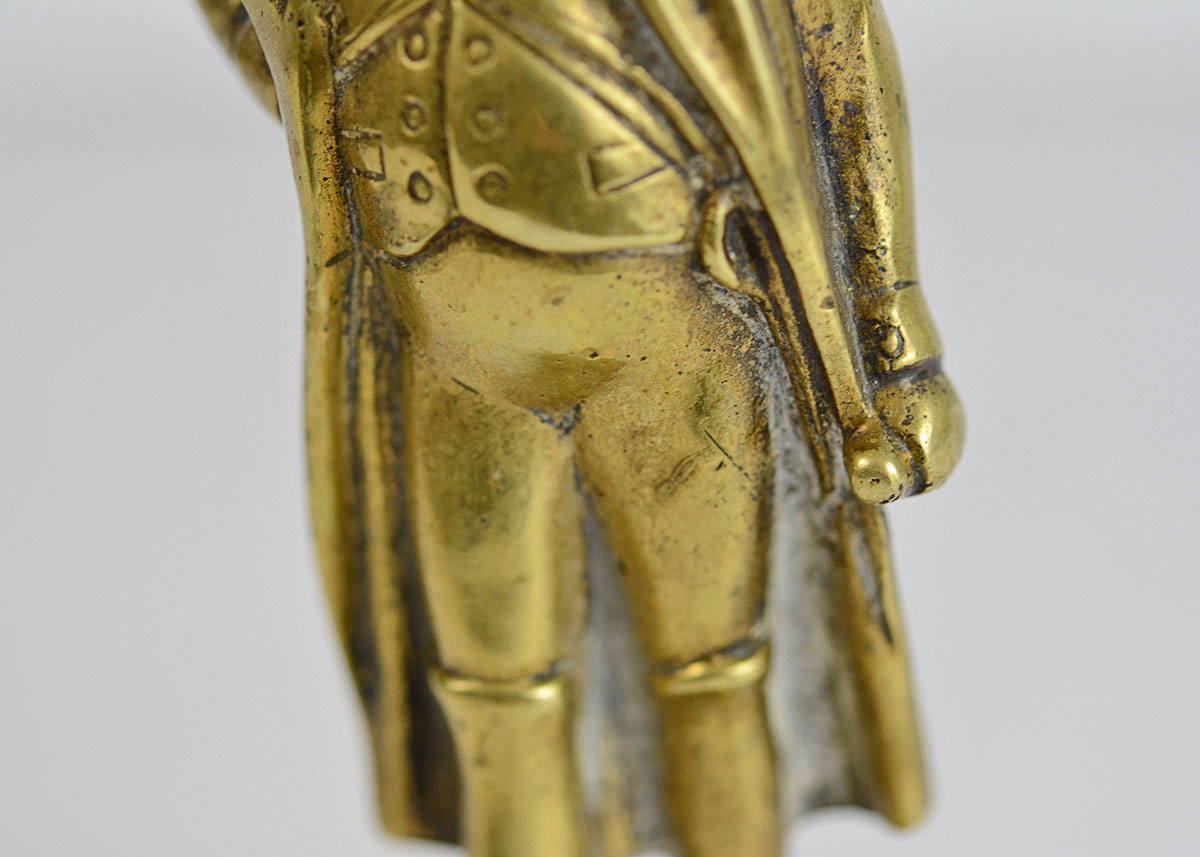 Cast Brass Commemorative Waterloo Napoleon Statuette