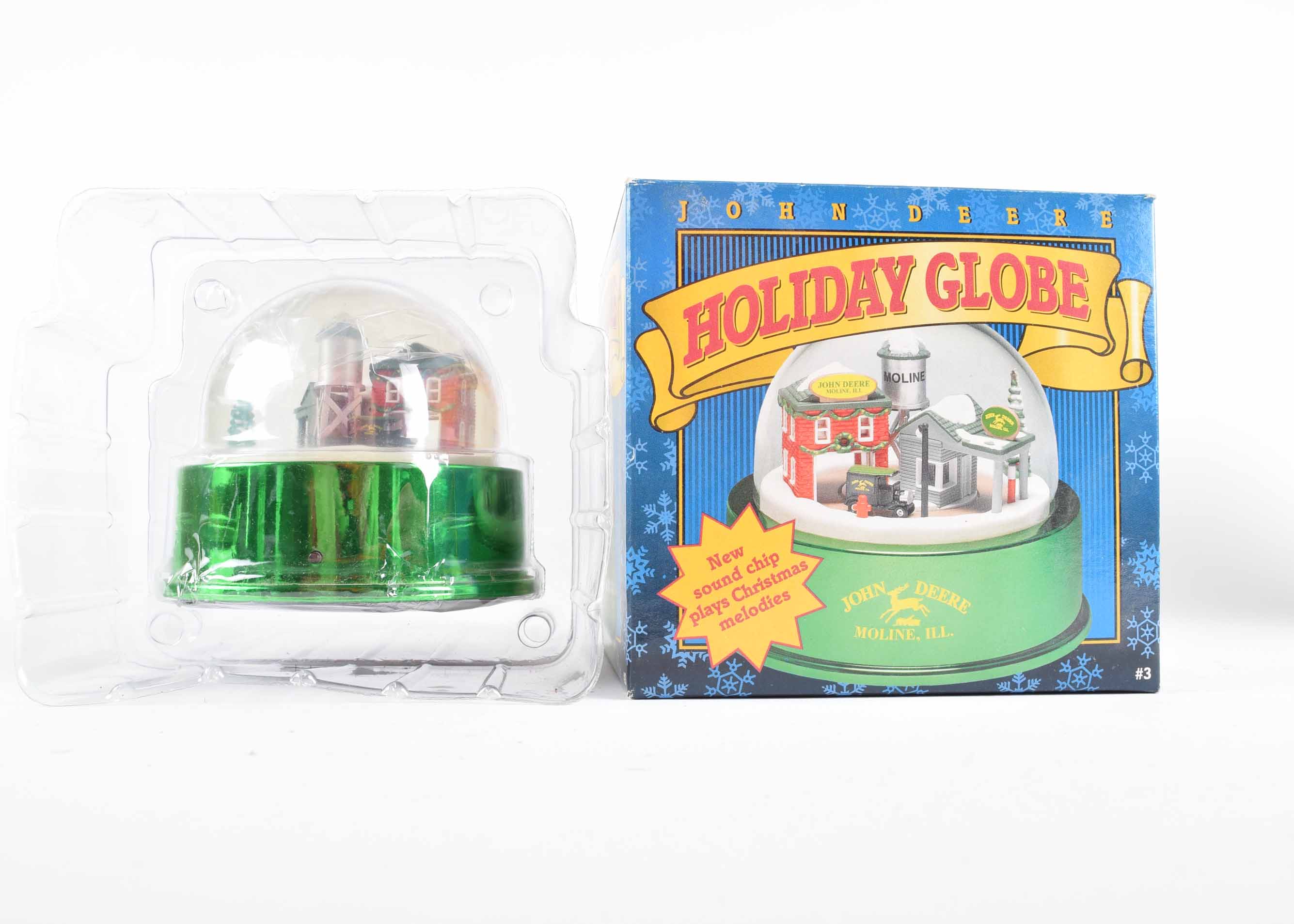 John Deere Holiday Globe Set
