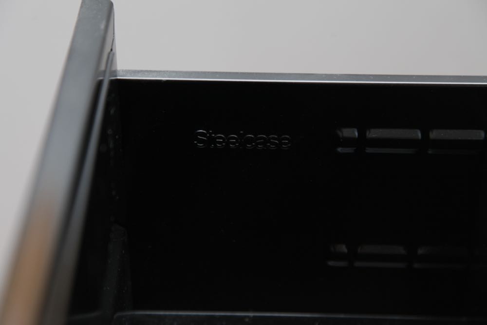 Steelcase Black Metal Credenza