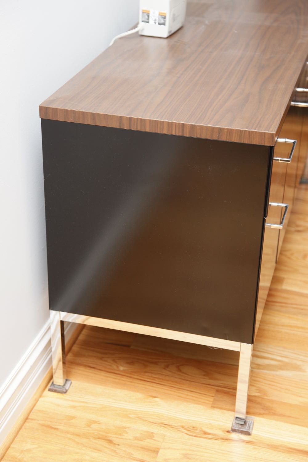 Steelcase Black Metal Credenza