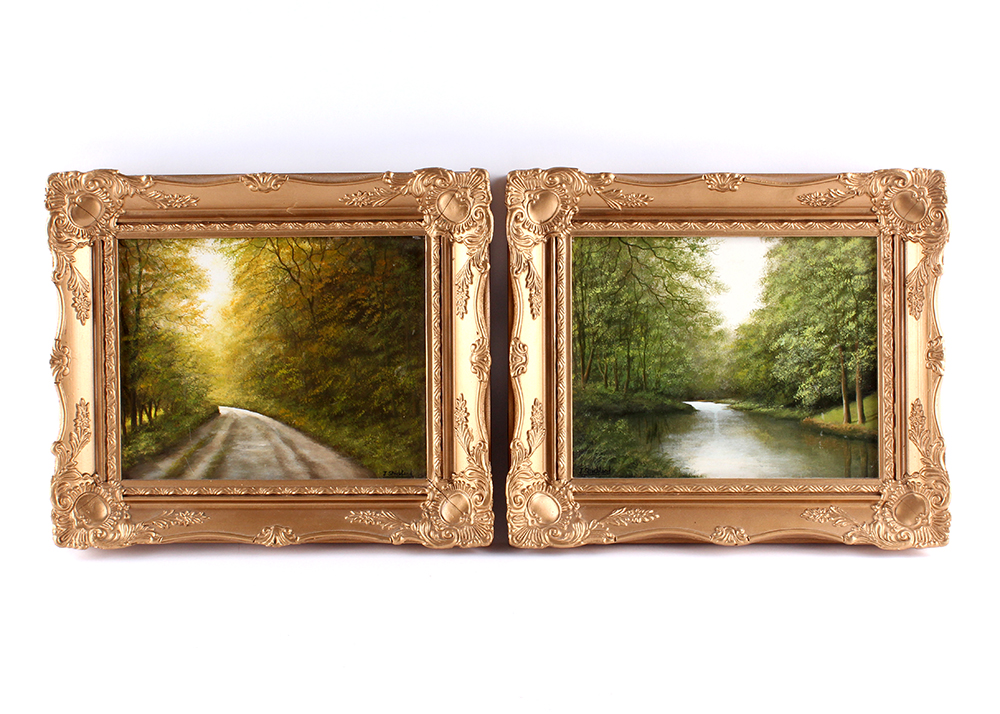 Jack Strickland Oil on Canvas Board Paintings