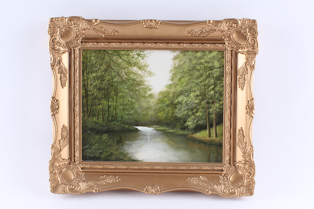 Jack Strickland Oil on Canvas Board Paintings