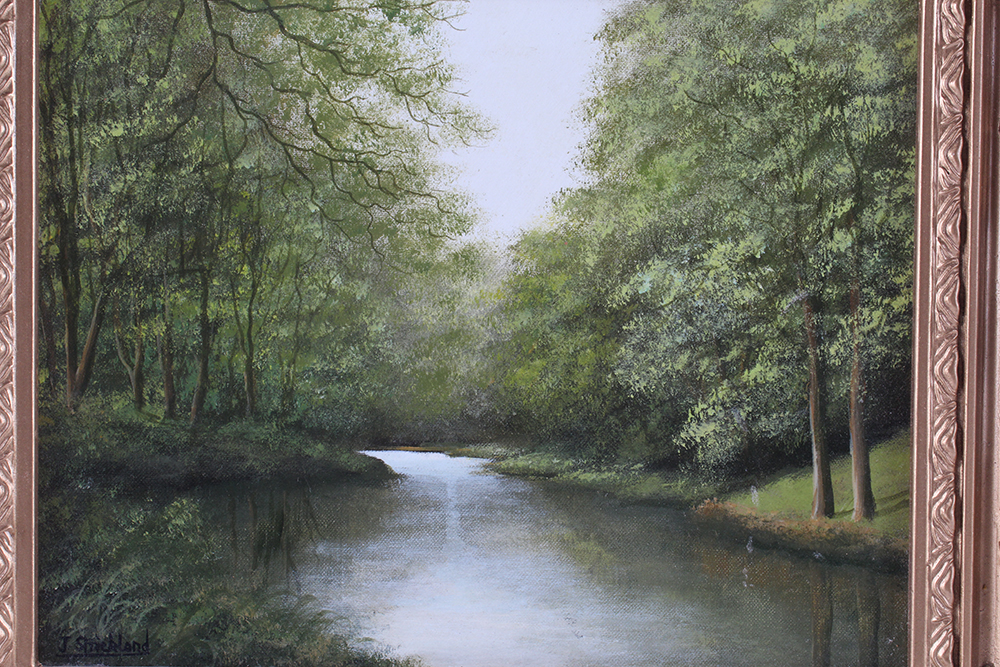 Jack Strickland Oil on Canvas Board Paintings