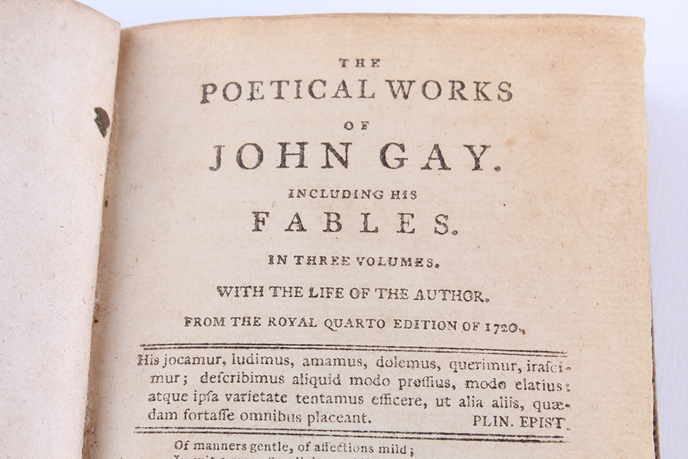 Antique Poetry Tomes