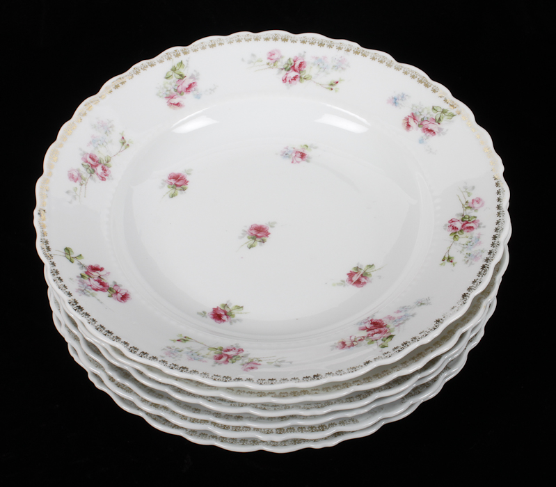 China Plates and Limoges Pitcher