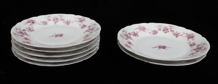 China Plates and Limoges Pitcher