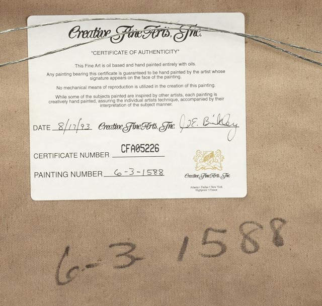 Original R. Bernard Oil on Canvas Still Life