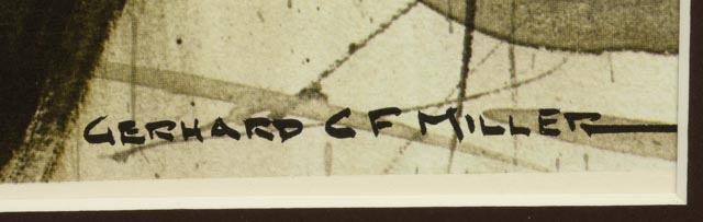 Gerhard CF Miller Limited Edition Offset Lithograph "The Veteran"