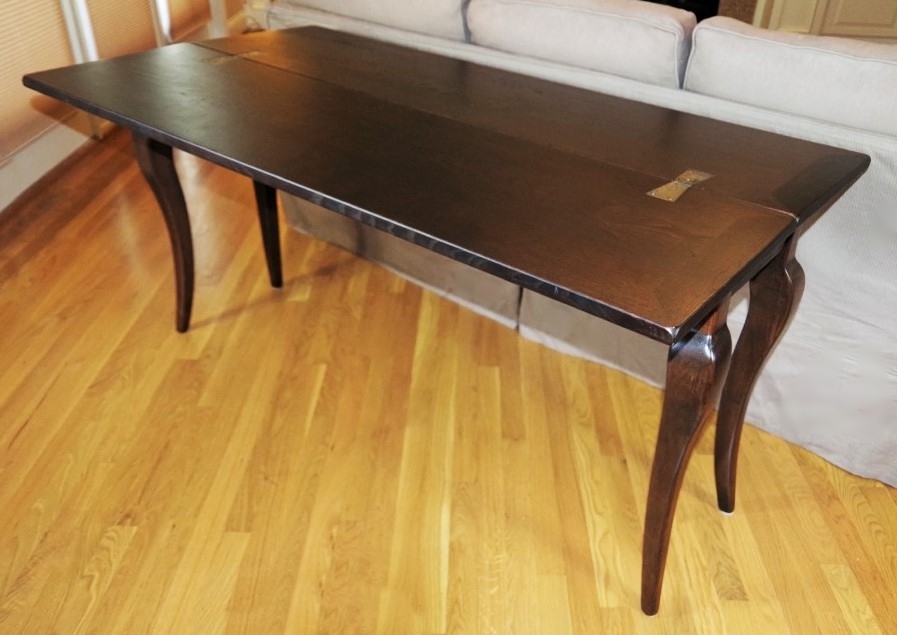 Arhaus Chestnut Flip Console Table