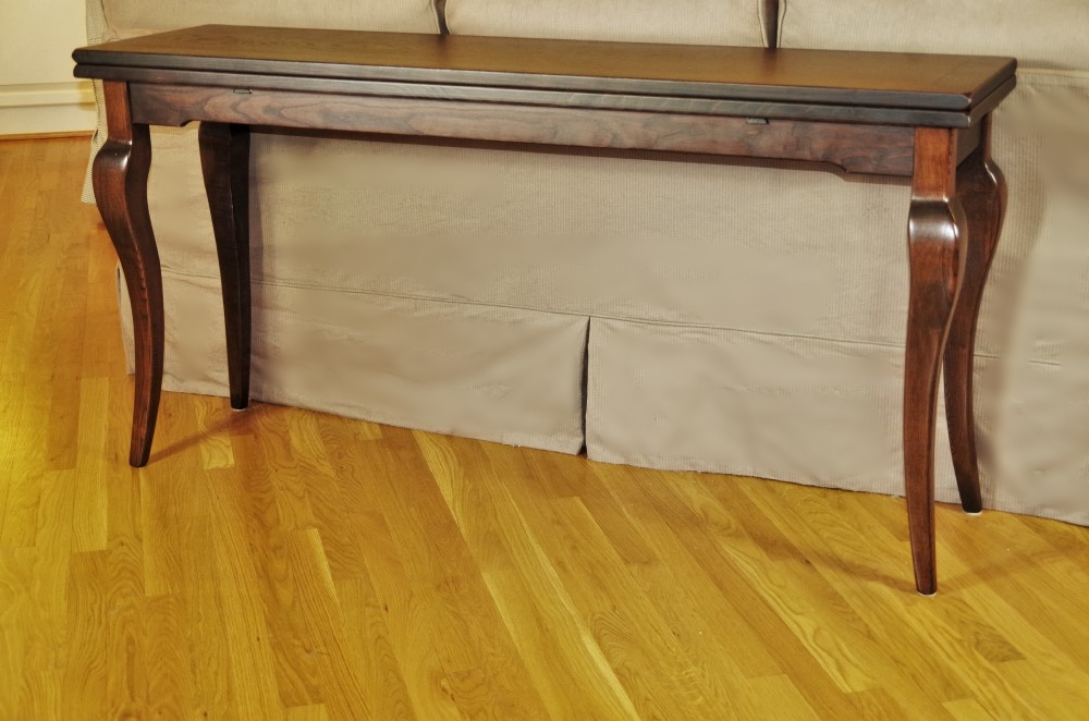Arhaus Chestnut Flip Console Table