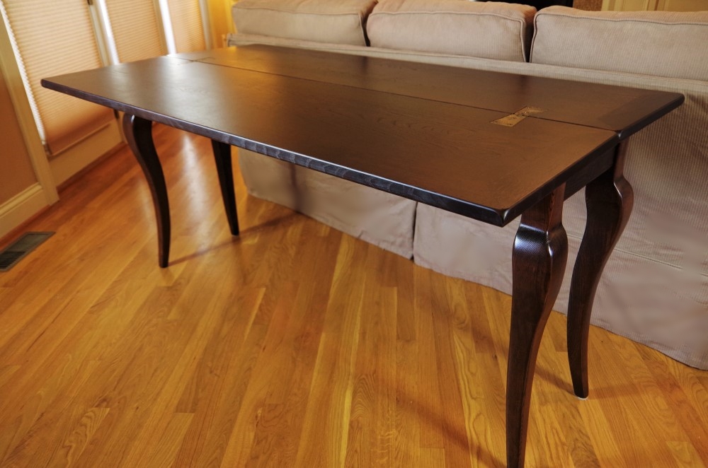 Arhaus Chestnut Flip Console Table