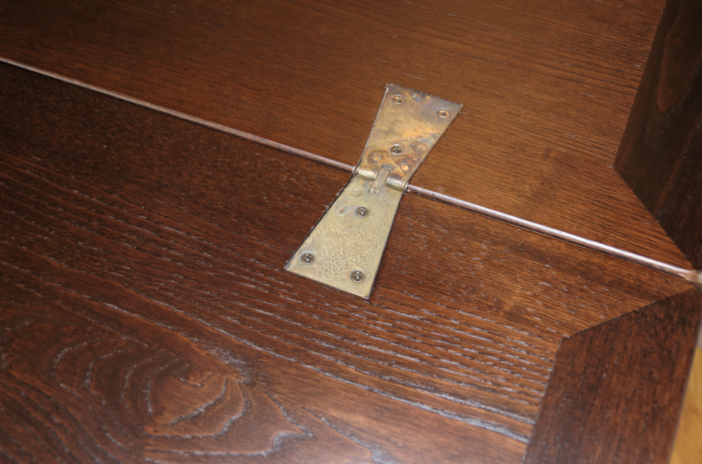 Arhaus Chestnut Flip Console Table