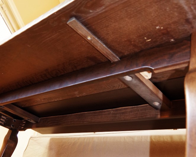 Arhaus Chestnut Flip Console Table