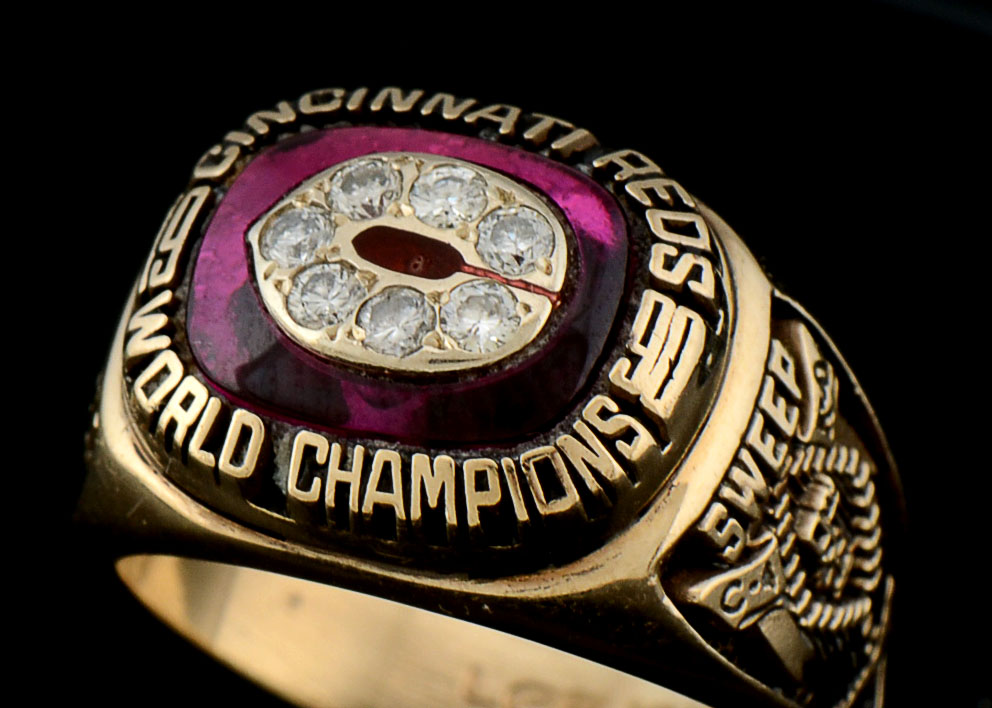 10K Gold with Diamonds 1990 World Series Ring with Original Box