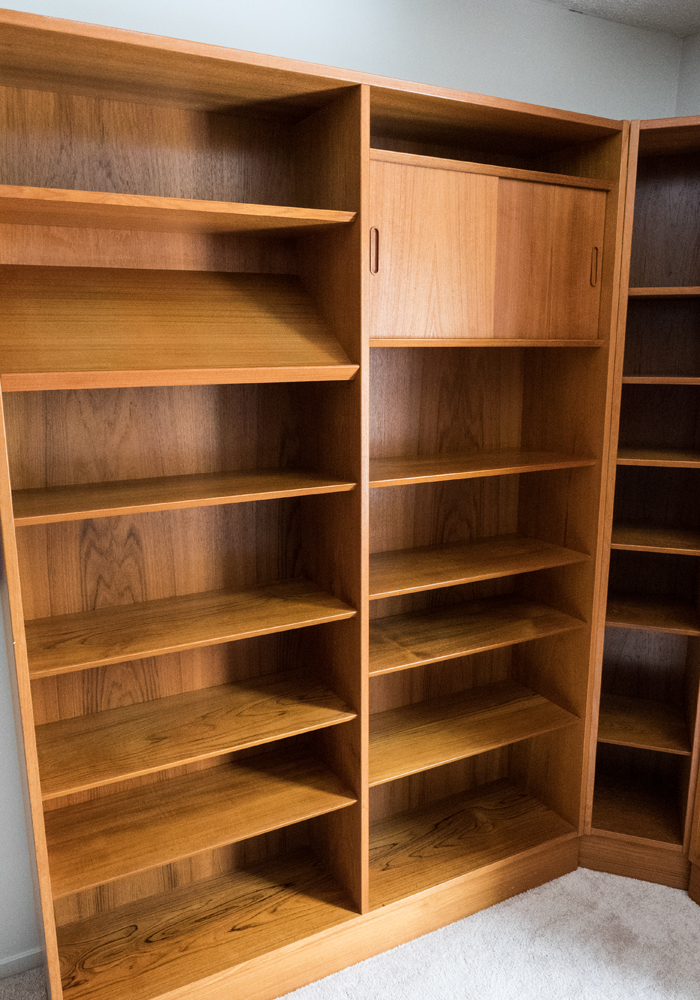 Poul Hundevad Teak Sectional Bookcase