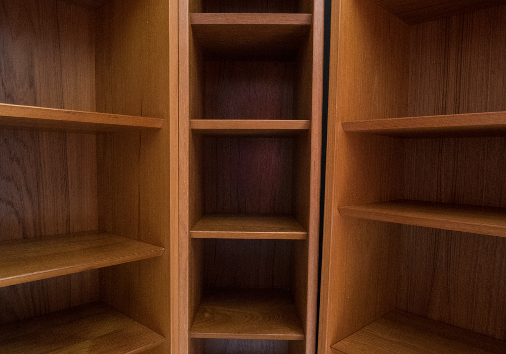 Poul Hundevad Teak Sectional Bookcase