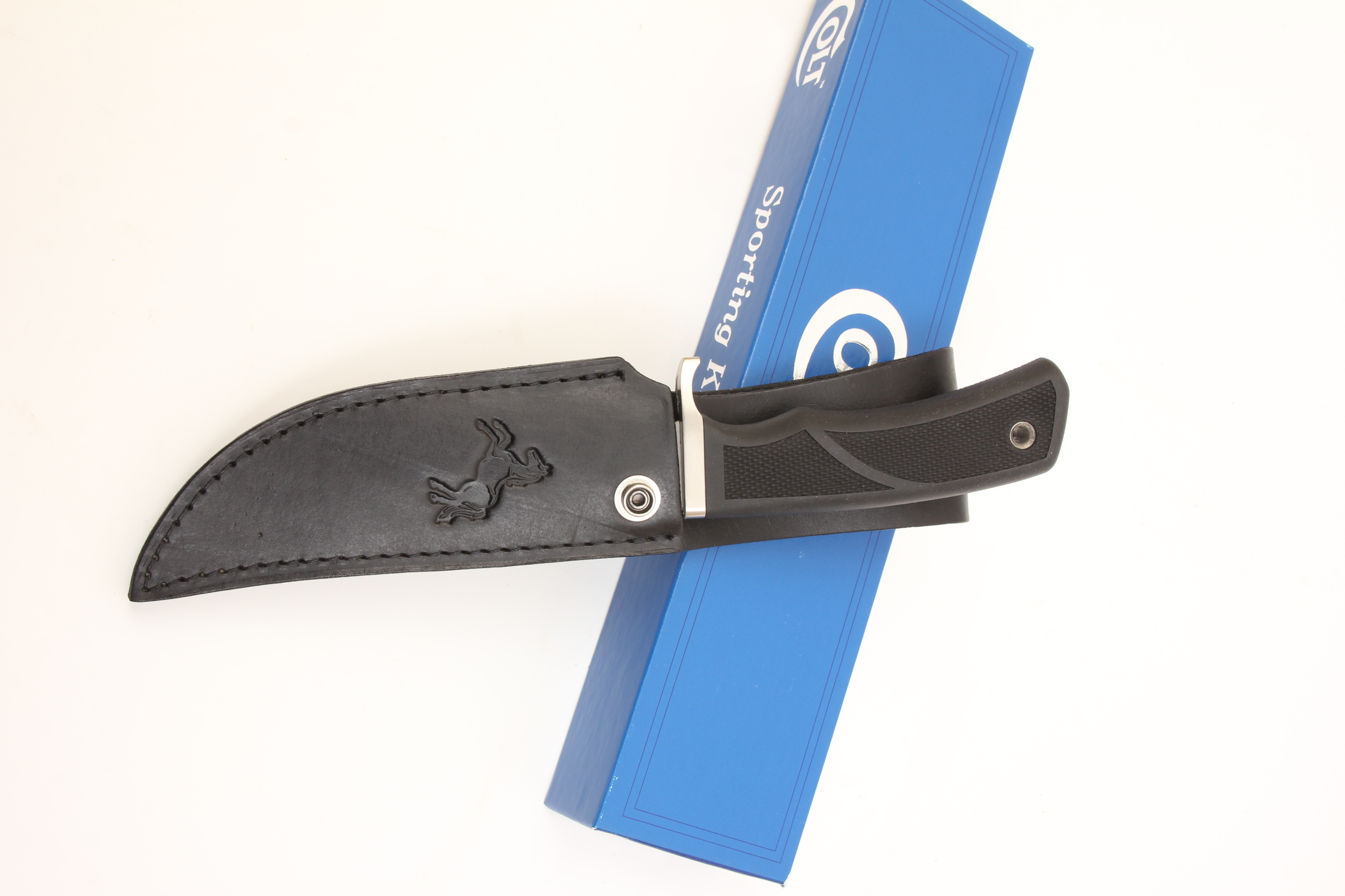 Colt Sporting Knife with Leather Sheath