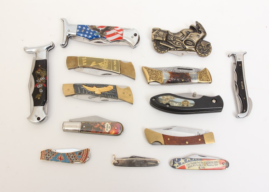 Novelty Pocket Knife Collection