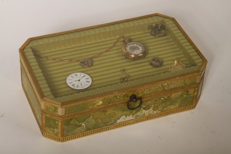 Stoker Originals Green and Gold Pocket Watch Box