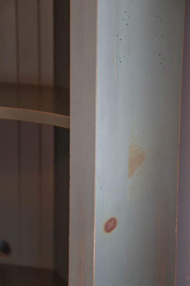 Painted Pine Corner Cabinet