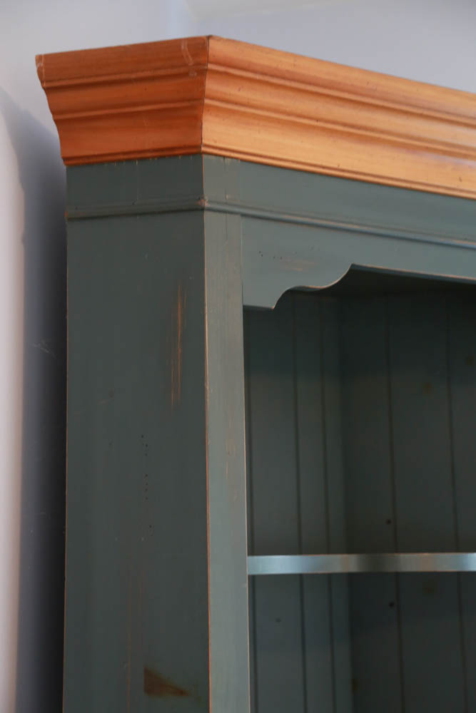 Painted Pine Corner Cabinet