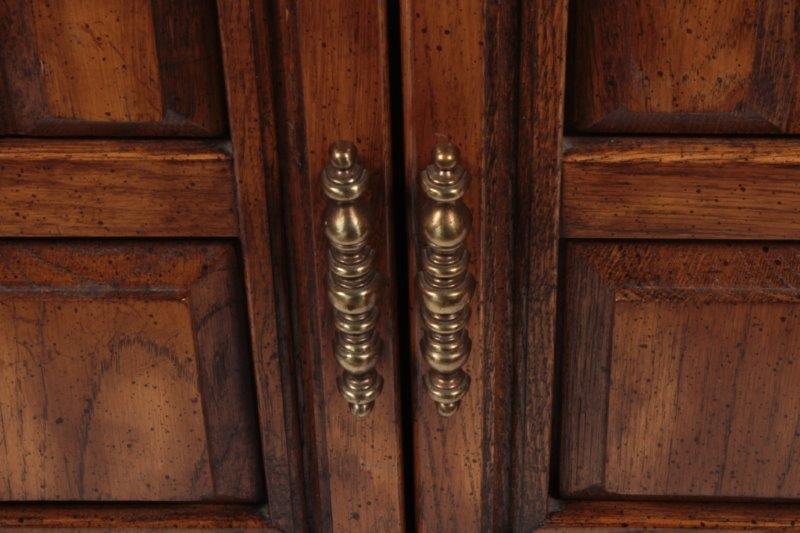 Vintage Oak and Veneer End Table