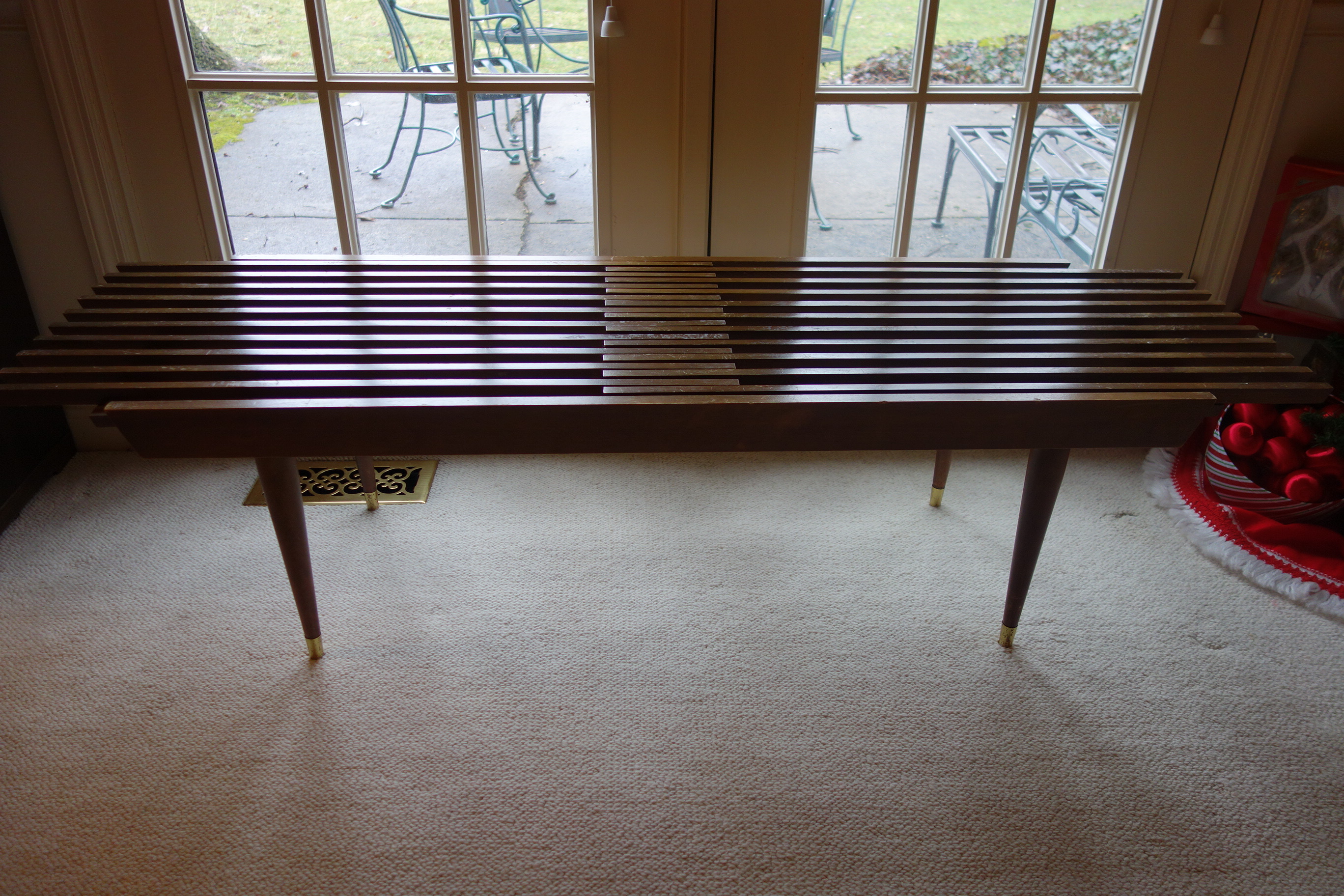 Mid Century Modern Expandable Coffee Table or Bench
