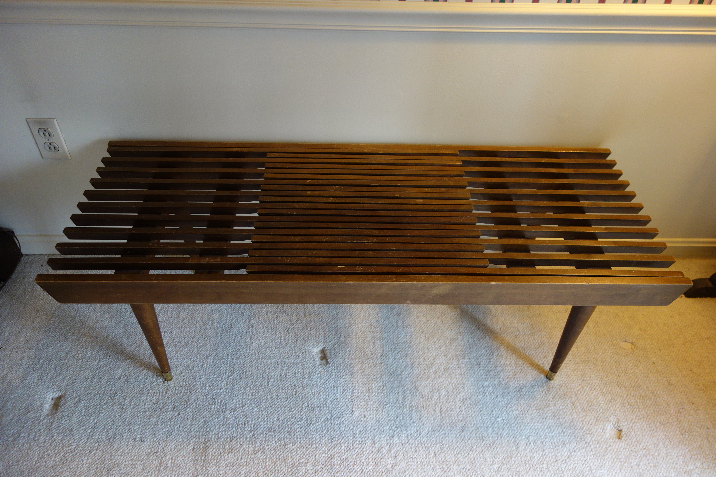 Mid Century Modern Expandable Coffee Table or Bench