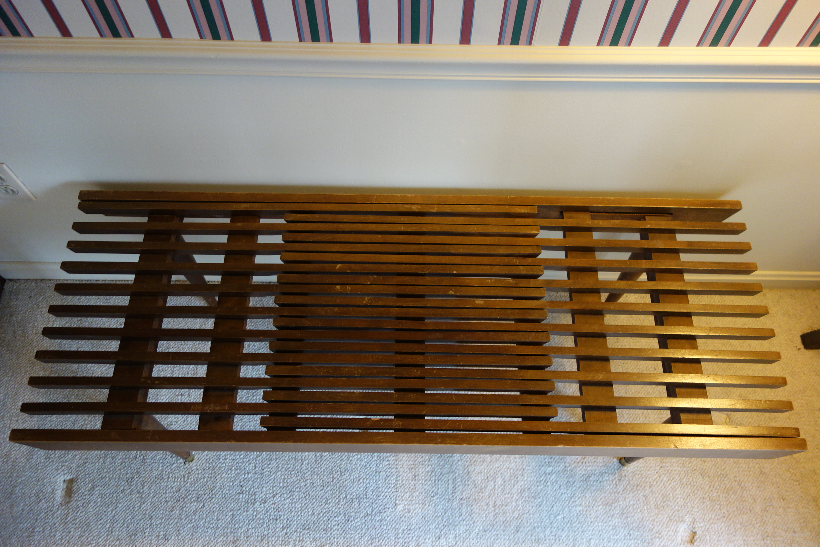 Mid Century Modern Expandable Coffee Table or Bench