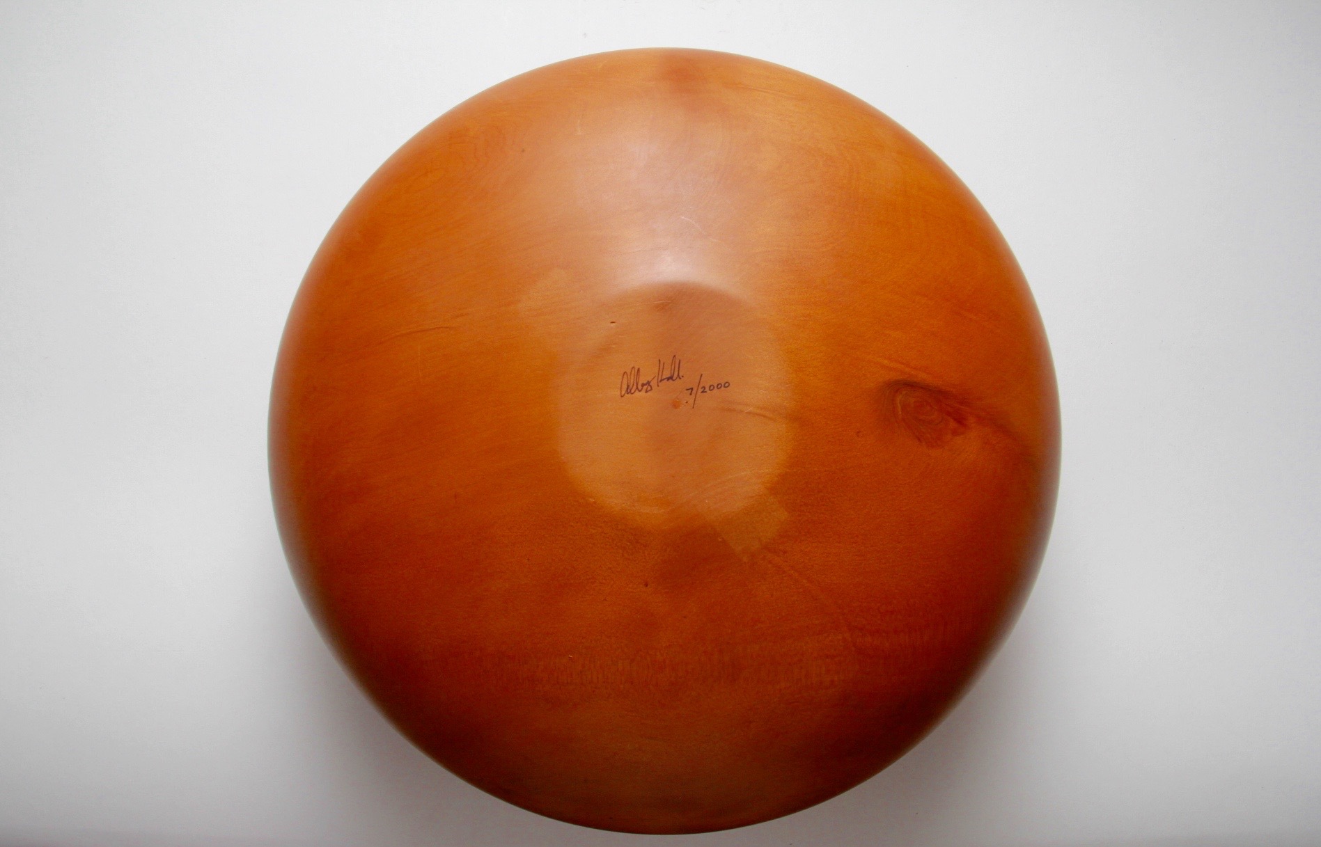 Alby Hall Signed and Numbered New Zealand Kauri Wood Bowl