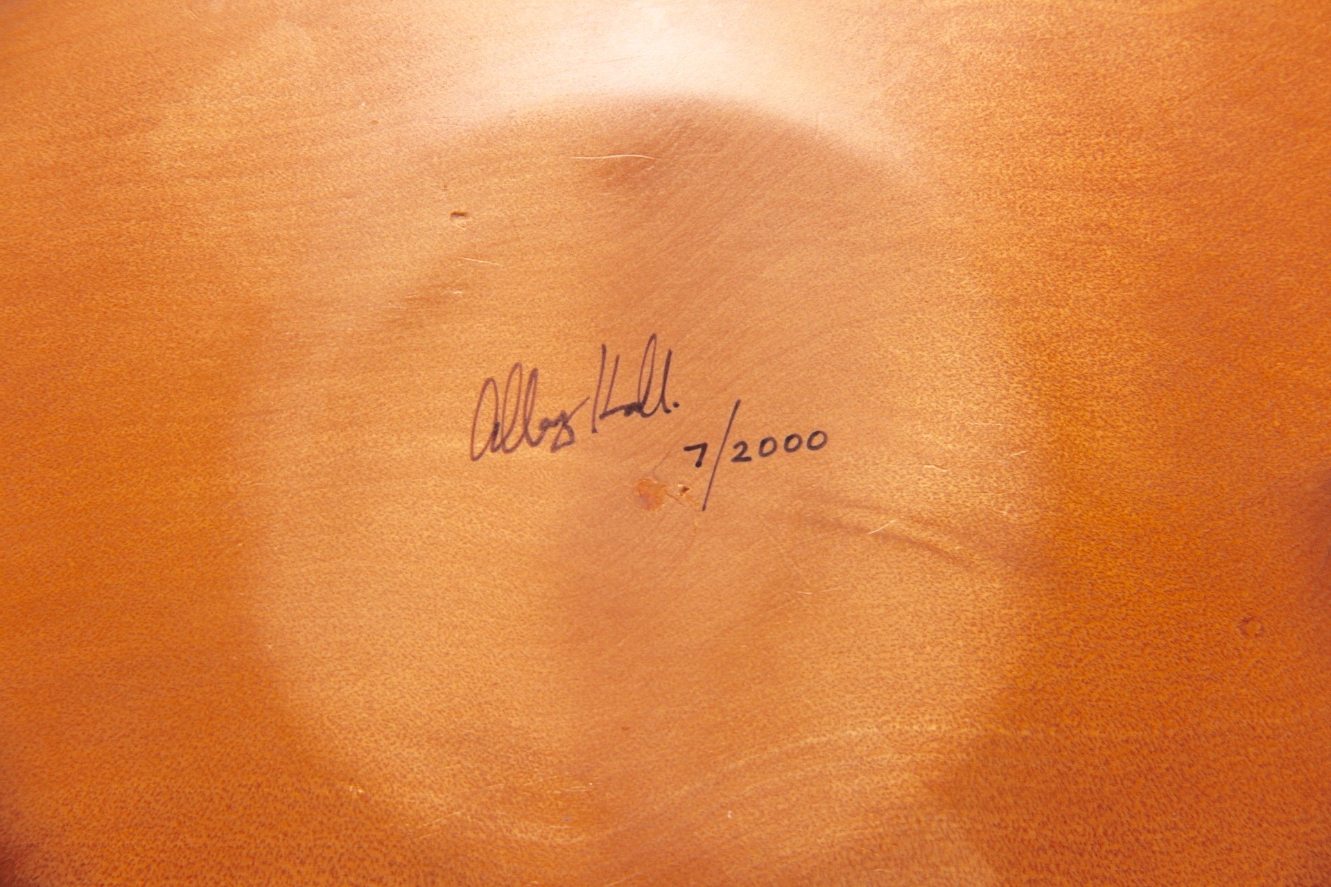 Alby Hall Signed and Numbered New Zealand Kauri Wood Bowl