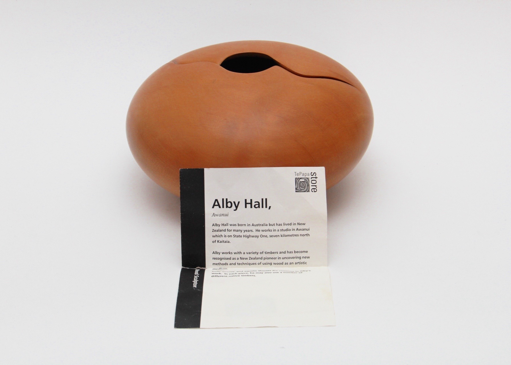 Alby Hall Signed and Numbered New Zealand Kauri Wood Bowl