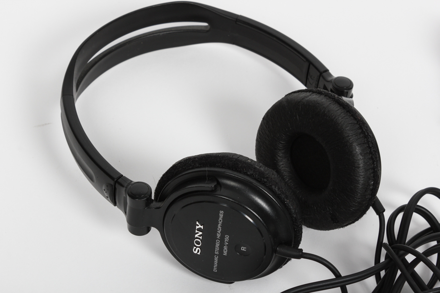 Ed McMahon's Prescription Eye Glasses with Sony Headphones