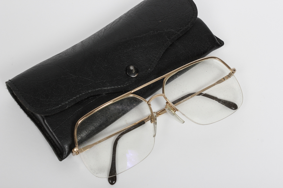 Ed McMahon's Prescription Eye Glasses with Sony Headphones