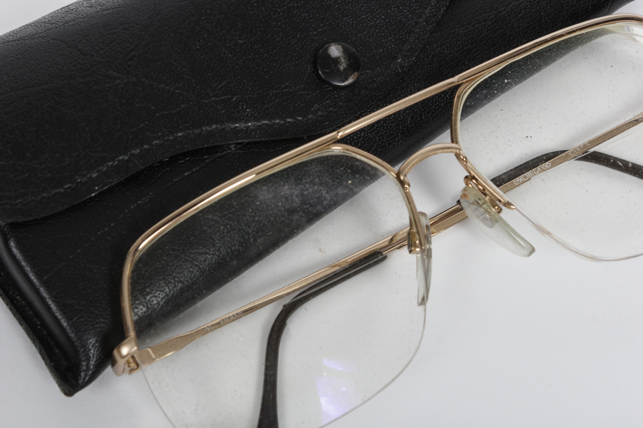 Ed McMahon's Prescription Eye Glasses with Sony Headphones